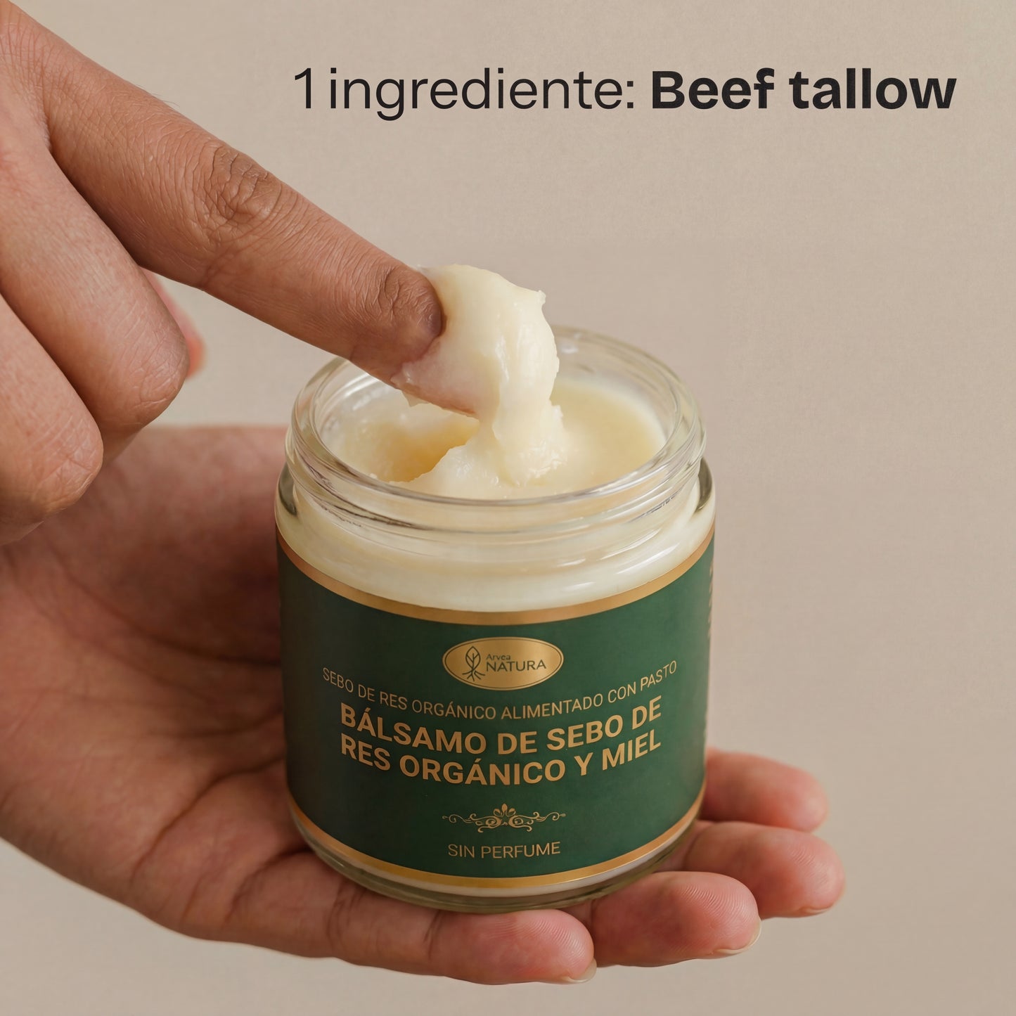 Sebo de Res de Pasto 100% Orgánico - ArveaNatura