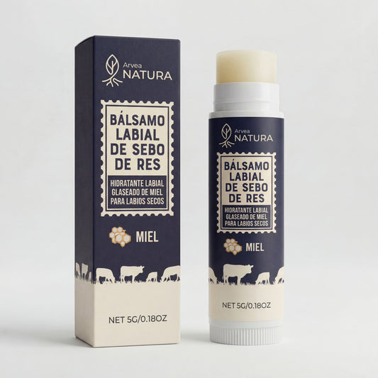 Bálsamo Labial de Sebo de Res